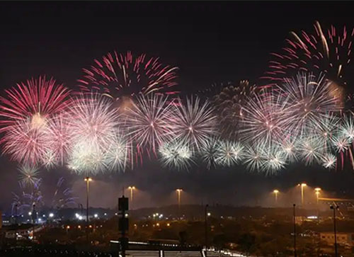 大连焰火晚会